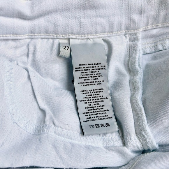 J Brand white mid-rise skinny jeans 27 - Picture 7 of 7